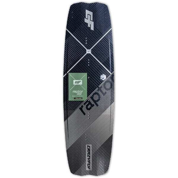 2022 Crazyfly Raptor LTD Twin Tip Kiteboard size 132cm